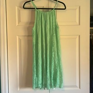 NWT Sea-foam Green Dress with adjustable tie